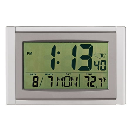 5 in 1 Large LCD Atomic Clock