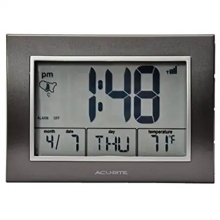 Acu Rite 13131 Atomic Alarm Clock with Date, Day of Week and Temperature Acu Rite 13131 Atomic Alarm Clock with Date, Day of Week and Temperature - acurite 13131 atomic