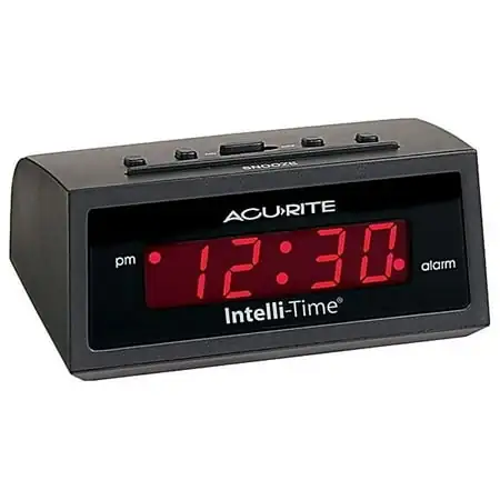 Acu Rite 5 inch Intelli Time Alarm Clock Digital Electric LCD Acu Rite 5 inch Intelli Time Alarm Clock Digital Electric LCD - acurite 5 inch intelli time alarm