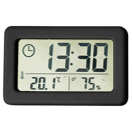 Atomic Clock with Outdoor and Indoor Temperature - Self-Setting Alarm Day Digital Clock Large Dispaly, Operated Wall Clocks or Desk Clocks for Bedroom,Livingroom,Office,