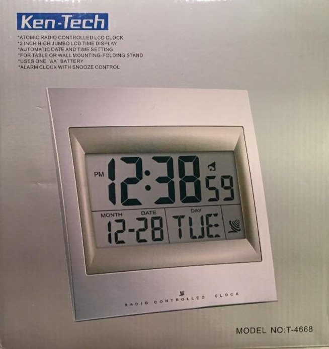 Atomic Radio Controlled LCD Clock