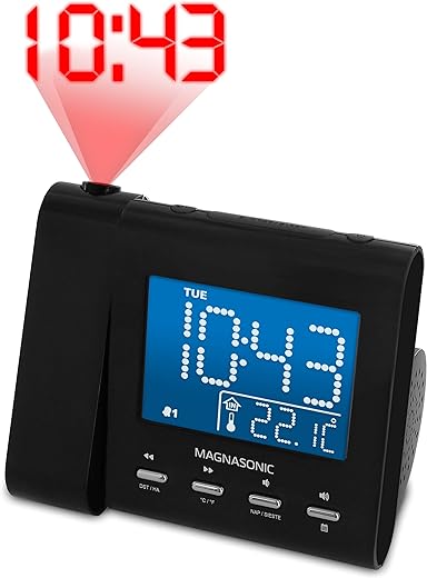 Brand Magnasonic Model EAAC601 Projection Alarm Clock