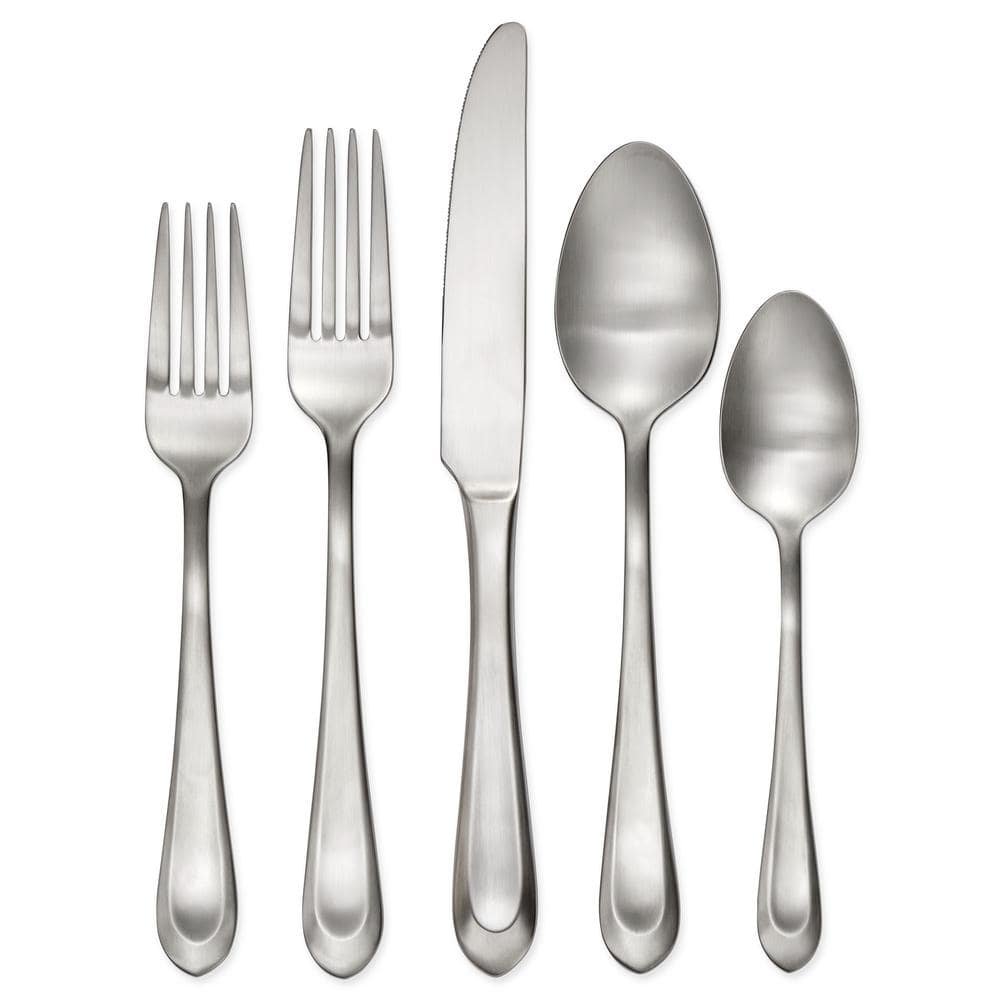 HAMPTON SIGNATURE 20-Piece Alessi 18/0 Stainless Steel Flatware Set (Service for 4),...