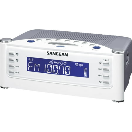 Sangean Rcr22 Am/Fm Atomic Clock Radio With Lcd Display