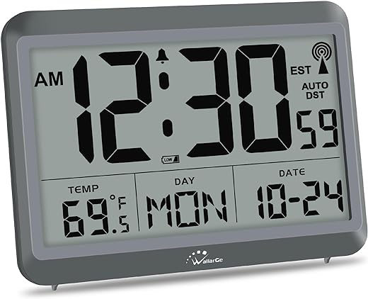WallarGe Atomic Digital Alarm Clock