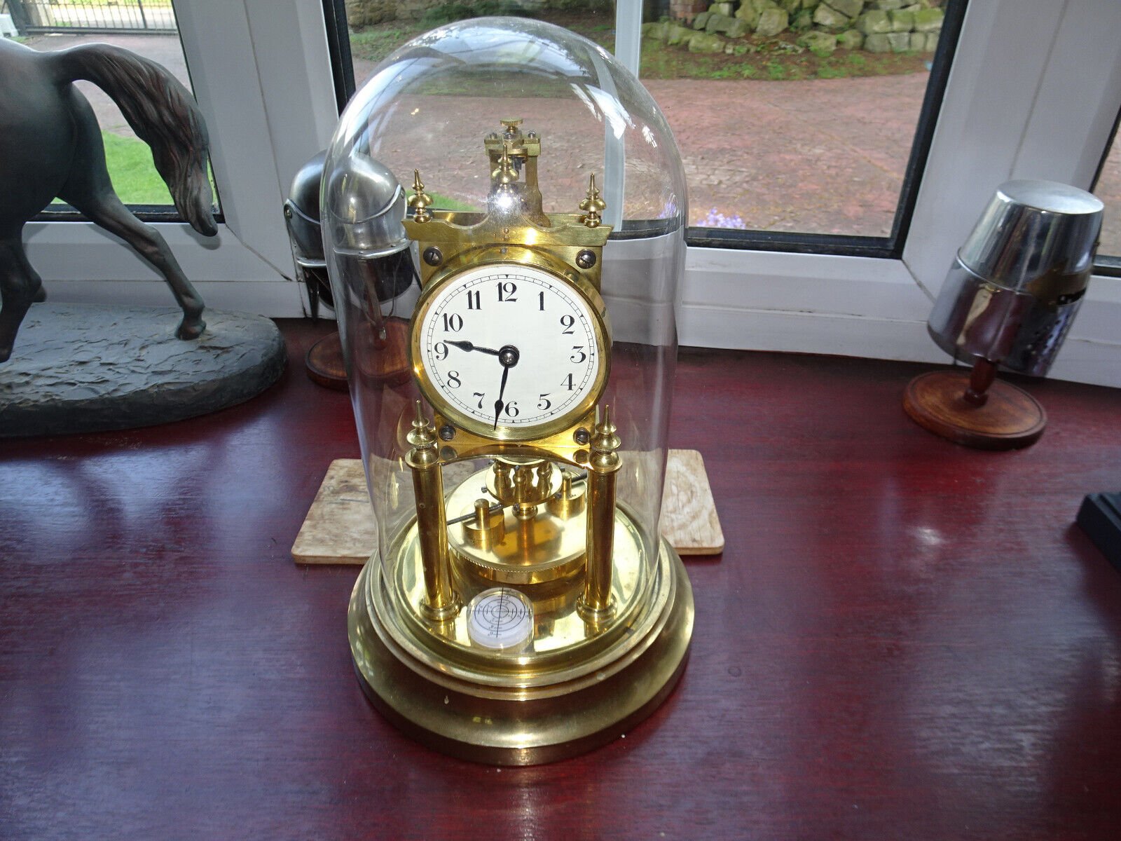 1928-29 Antique Gustav Becker 400 Day Torsion Anniversary Clock ,Medaille D’or