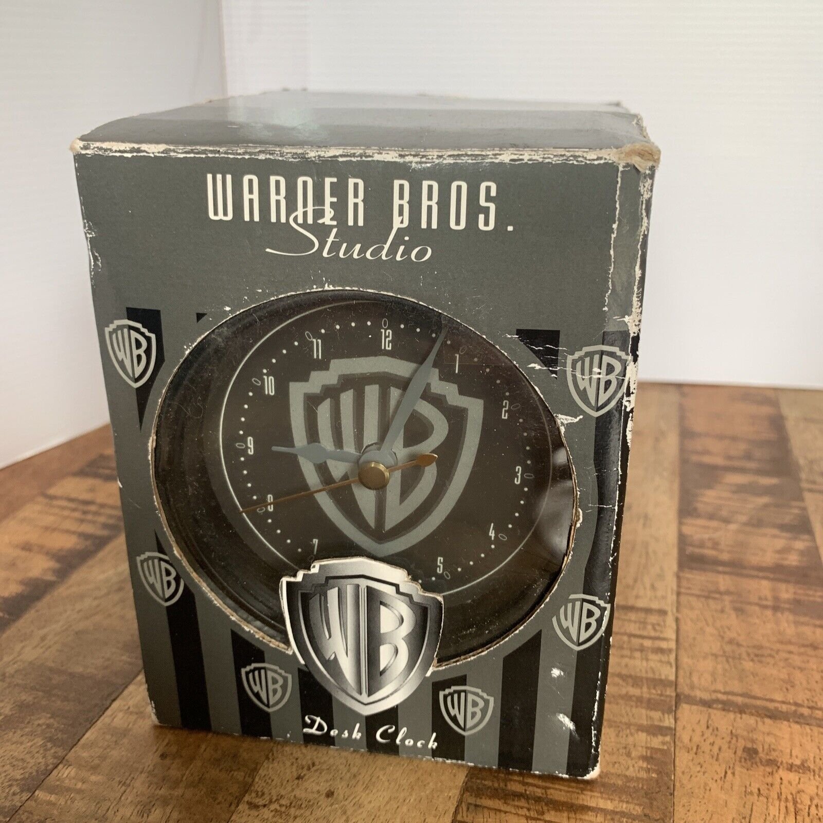1996 Warner Bros Studio Desk Clock WB Store Working