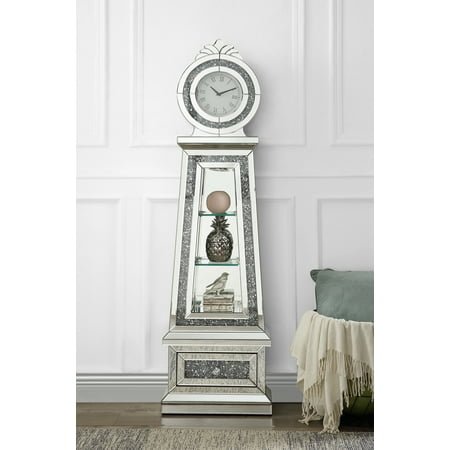 ACME Noralie Grandfather Clock - 82.0 - Sparkling Elegance