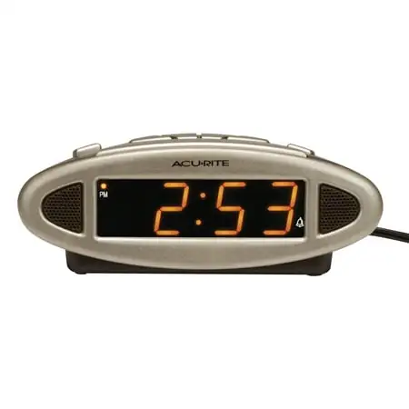 Acu Rite Digital Alarm Clock with Self Setting Intelli Time®, Dimming Switch, and Snooze ( 13027 A photo Acu Rite Digital Alarm Clock with Self Setting Intelli Time®, Dimming Switch, and Snooze ( 13027 A