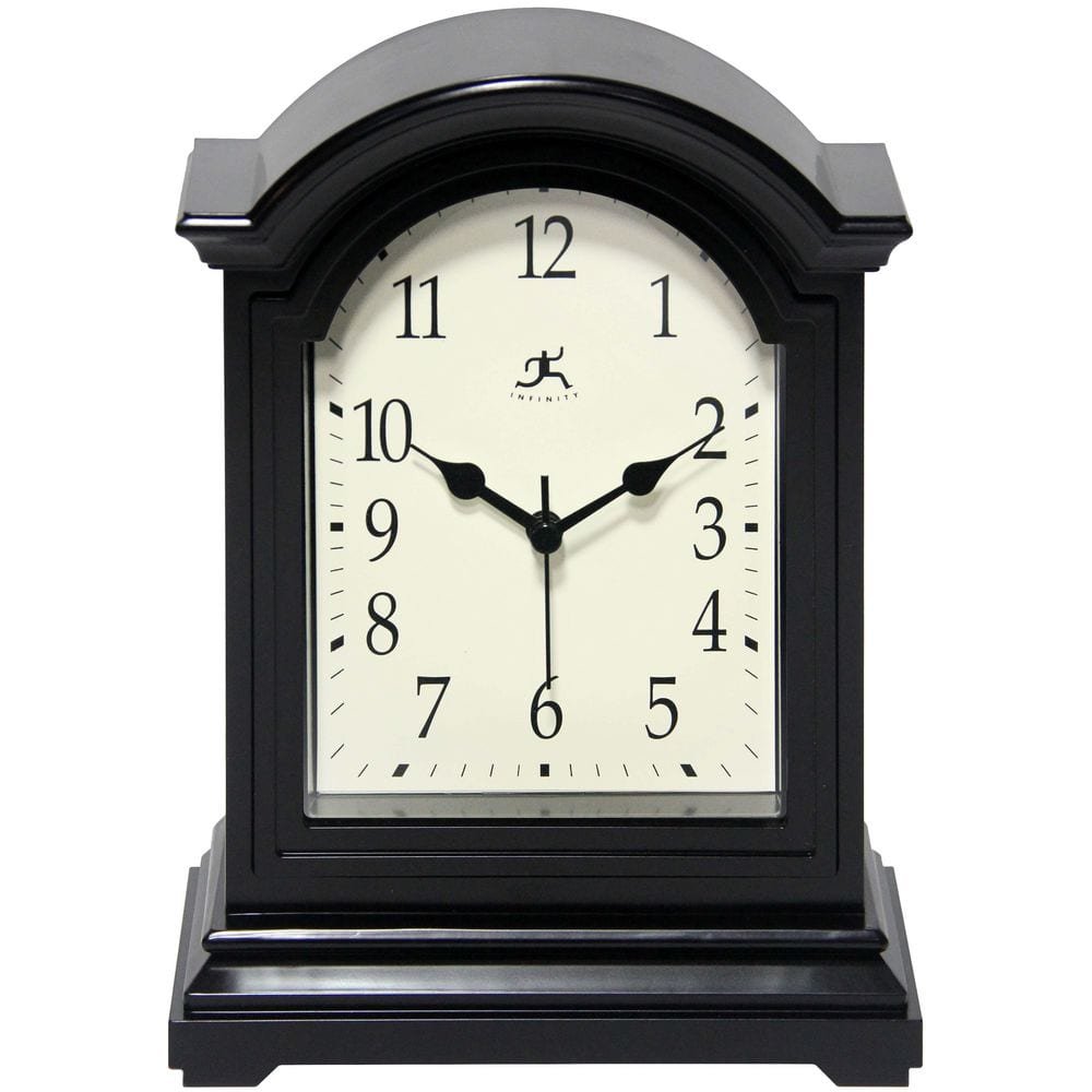 Antique Grandfather Tabletop Clock - Black