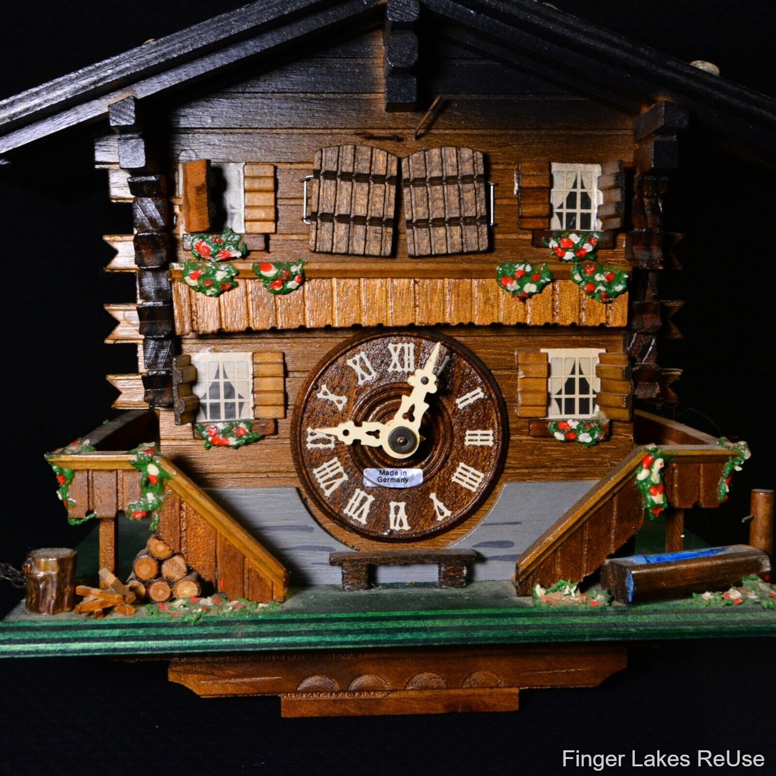 Anton Schneider Regula Black Forest German Cuckoo Clock Musical 25-D