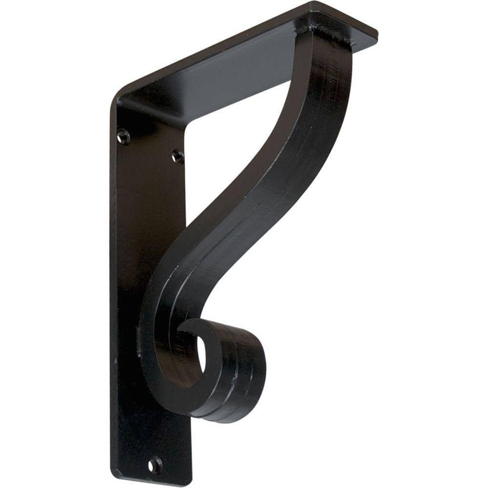 Ashford 2 in. x 8 in. x 5-1/2 in. Wrought Iron Bracket