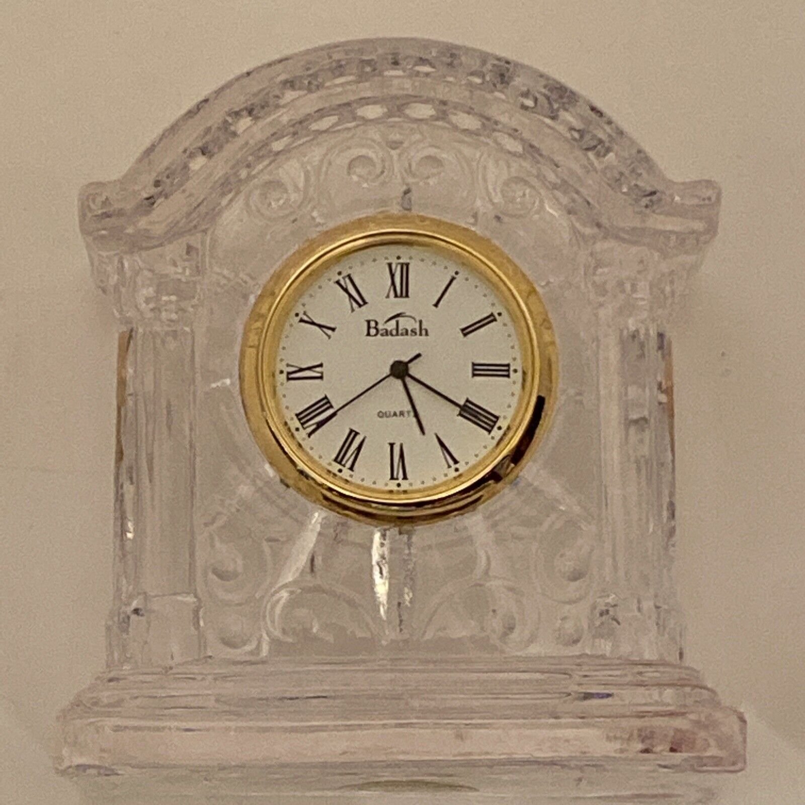 Badash Crystal clock 3 inch