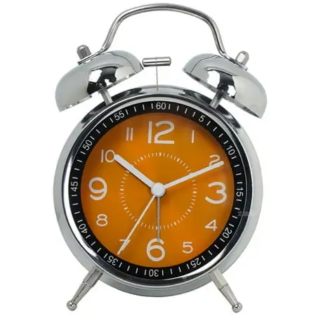 Big Ben Twin Bell Alarm Clock | Loud Alarm Clock for Heavy Sleepers | Battery Operated Analog Clock