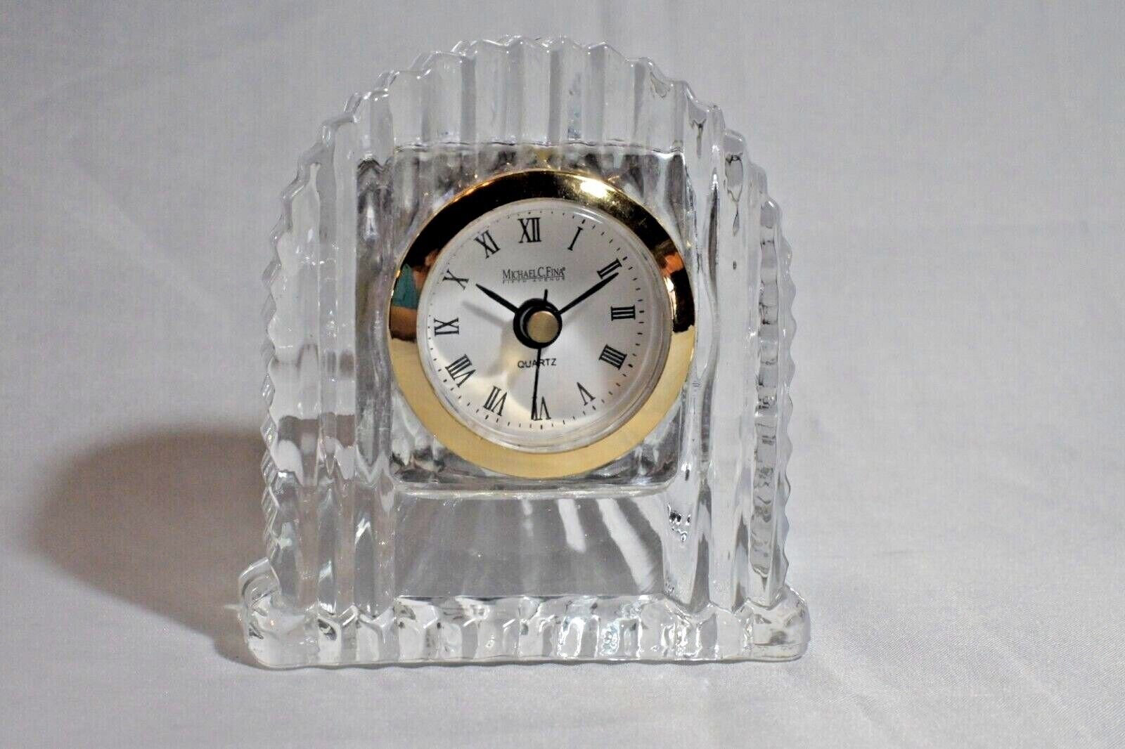 Crystal/Glass Desk Clocks - Choice of 8 Styles
