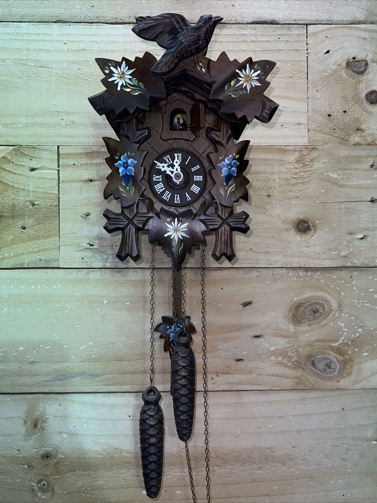HerrZeit, Adolf Herr Cuckoo Clock, Alpine Flowers, Mechanical, ENGERLER-VILLINGE