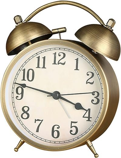 Best Antique Brass Finish Alarm Clocks