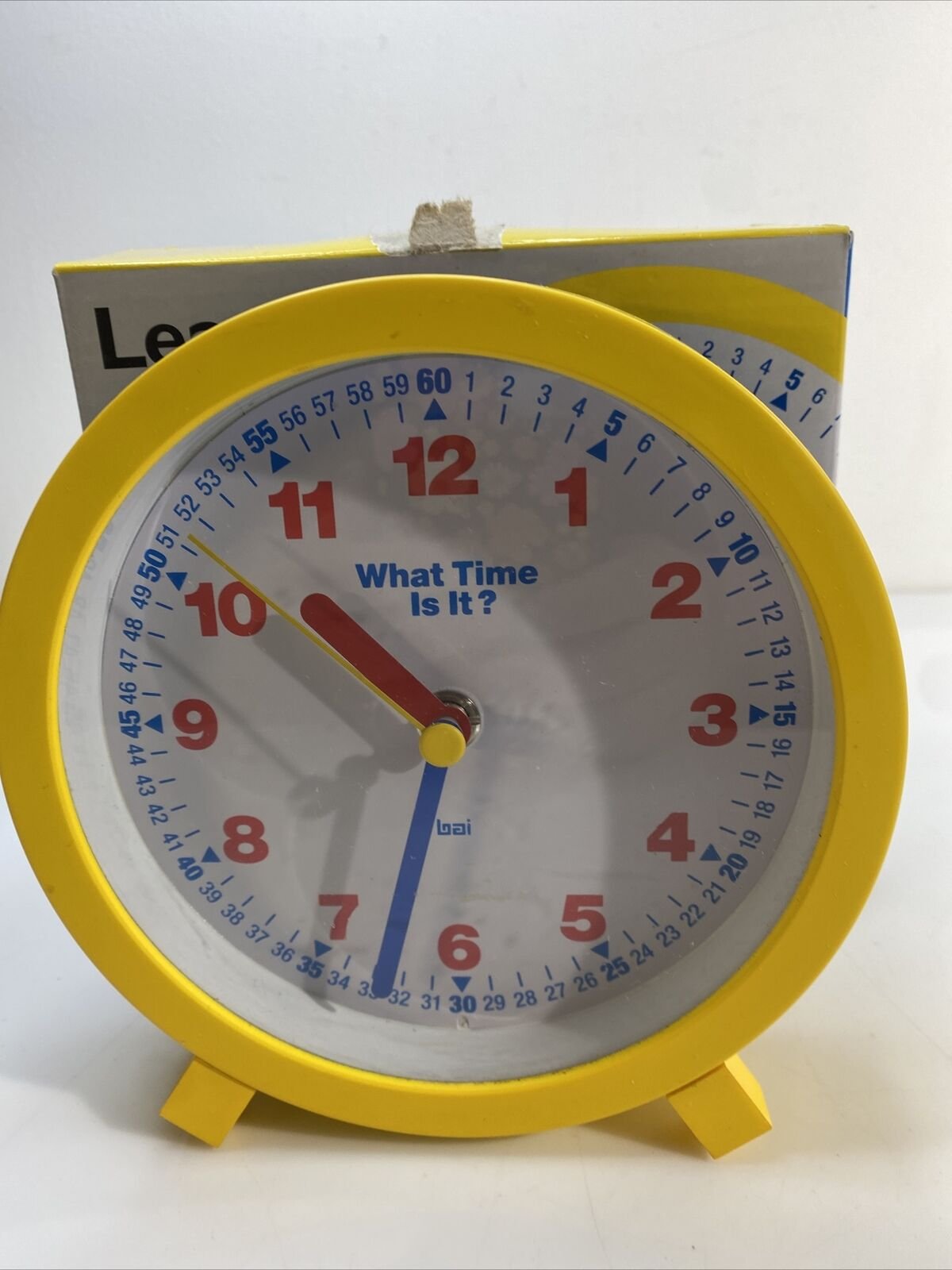 Learning Clock What Time is It Children's Clock Yellow