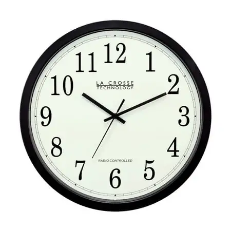 Low Vision Atomic Wall Clock 14 inch photo Low Vision Atomic Wall Clock 14 inch photo
