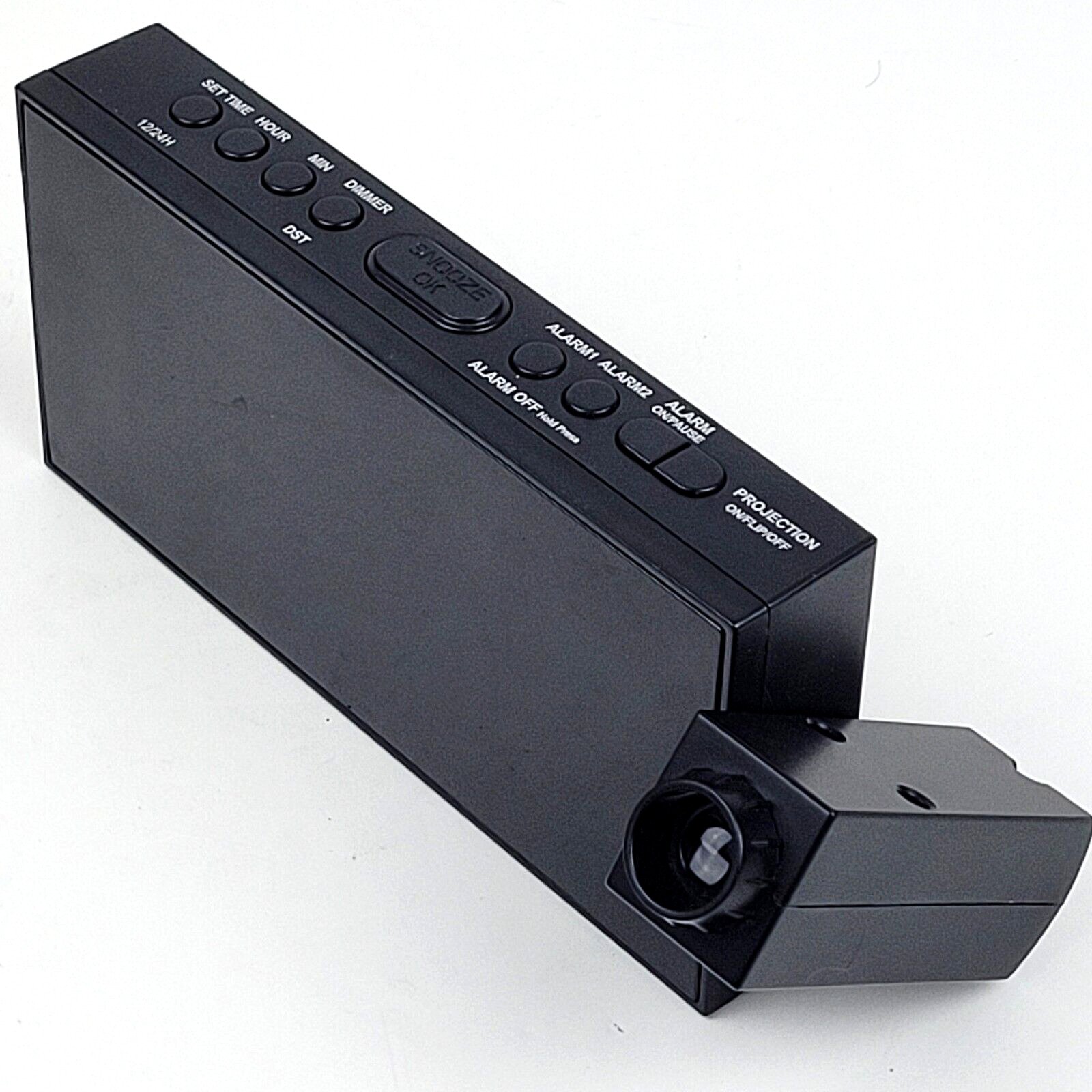 Projection Digital Alarm Clock on Ceiling Wall LED Blue Light