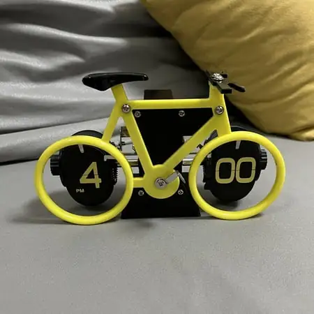 SDJMa Flip Clock, Retro Style Bicycle Shaped Flip Down Clock, Classical Mechanical Desk Clock, Digital SDJMa Flip Clock, Retro Style Bicycle Shaped Flip Down Clock, Classical Mechanical Desk Clock image