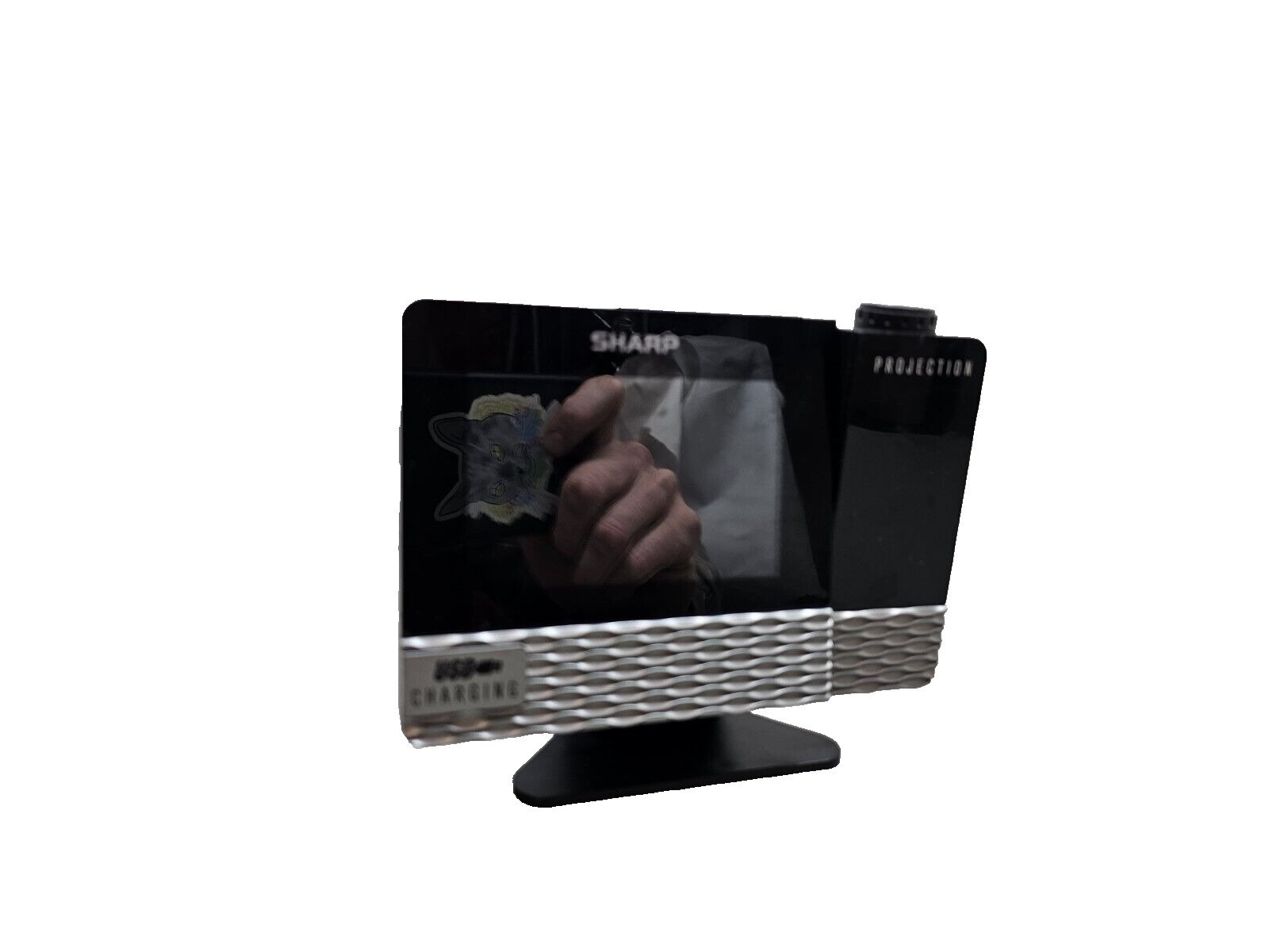 Sharp Projector Alarm Clock with Atomic Color Calendar Display SPC543 w/ PSU