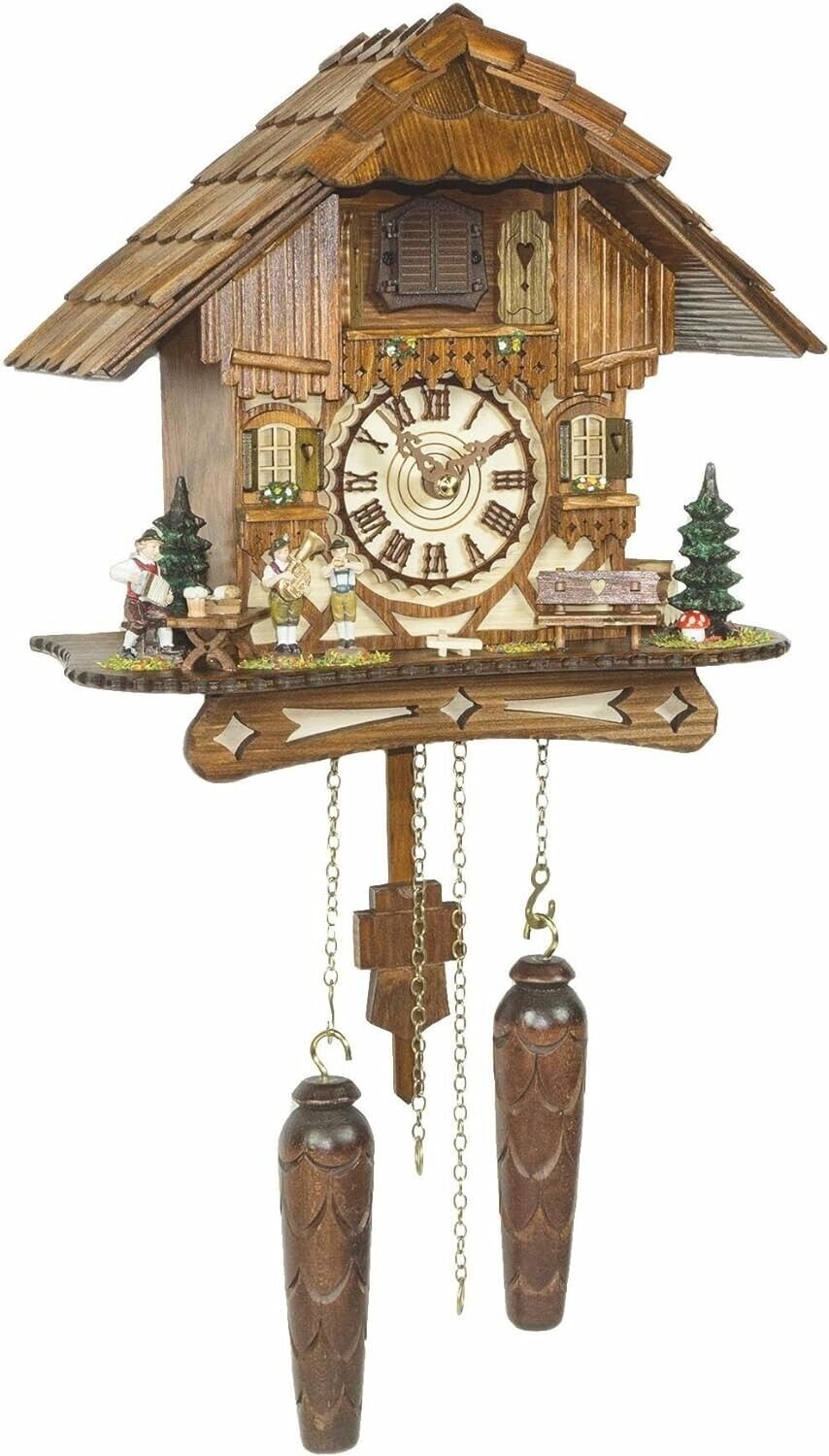 Trenkle Quartz Cuckoo Clock Black Forest House with Music TU.451.QM.HZZG