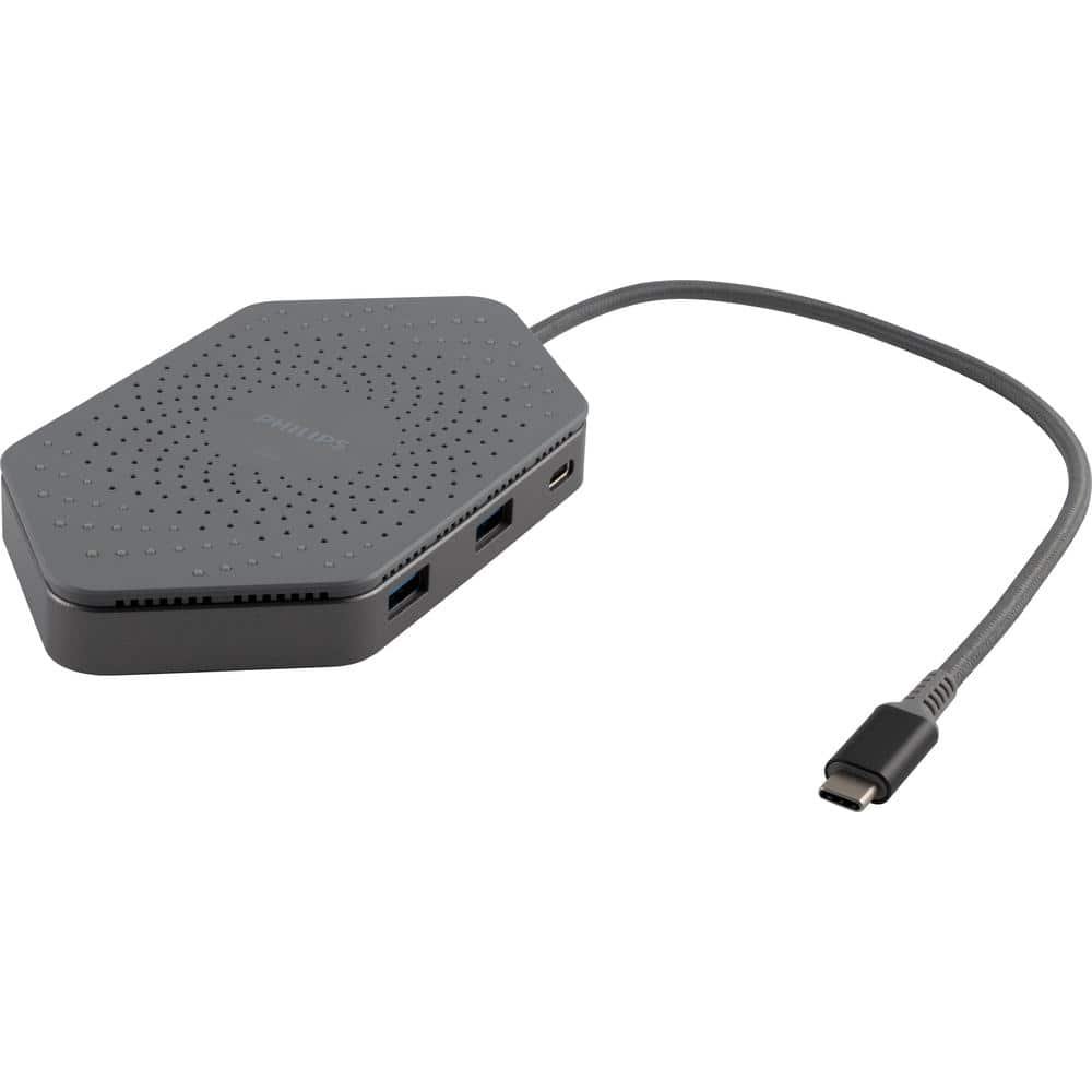 USB-C Travel Docking Station with Qi