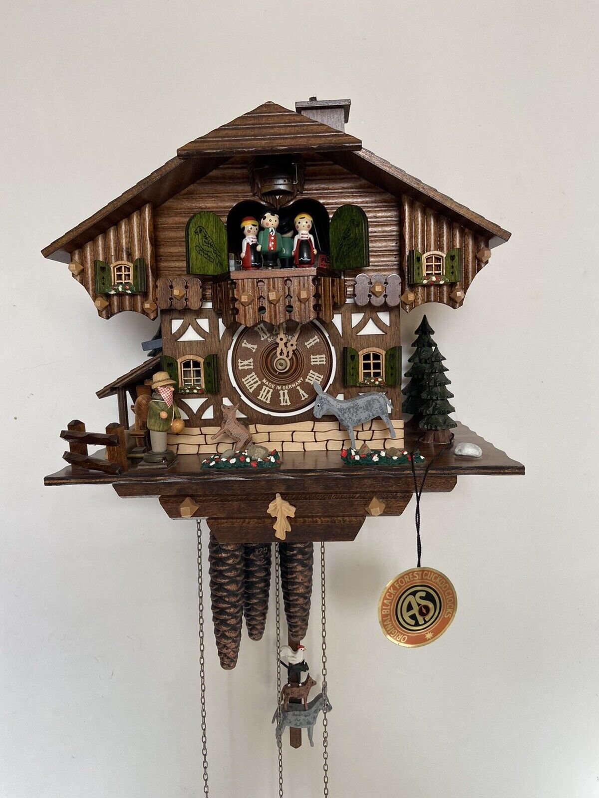 vintage anton schneider cuckoo clock