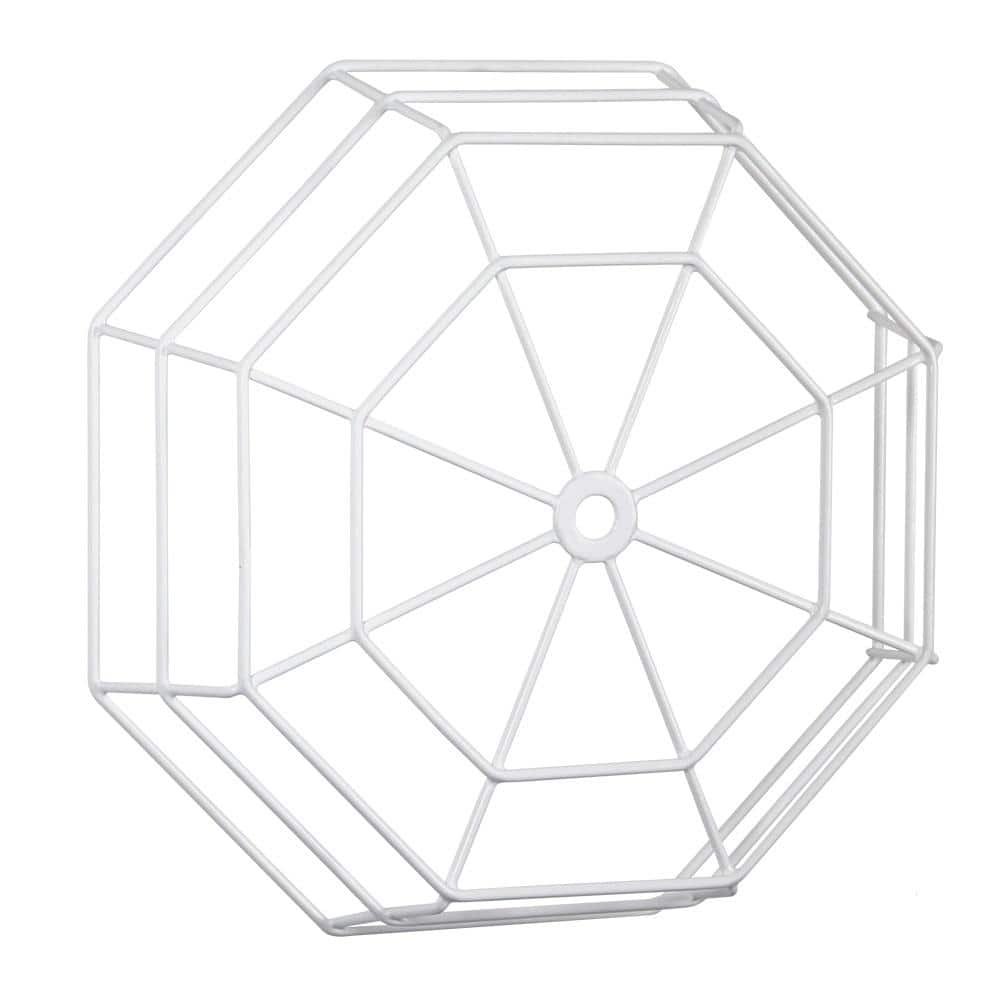 14.25 in. x 14.25 in., White, Protective Steel Damage Stopper for Clock/Bell...