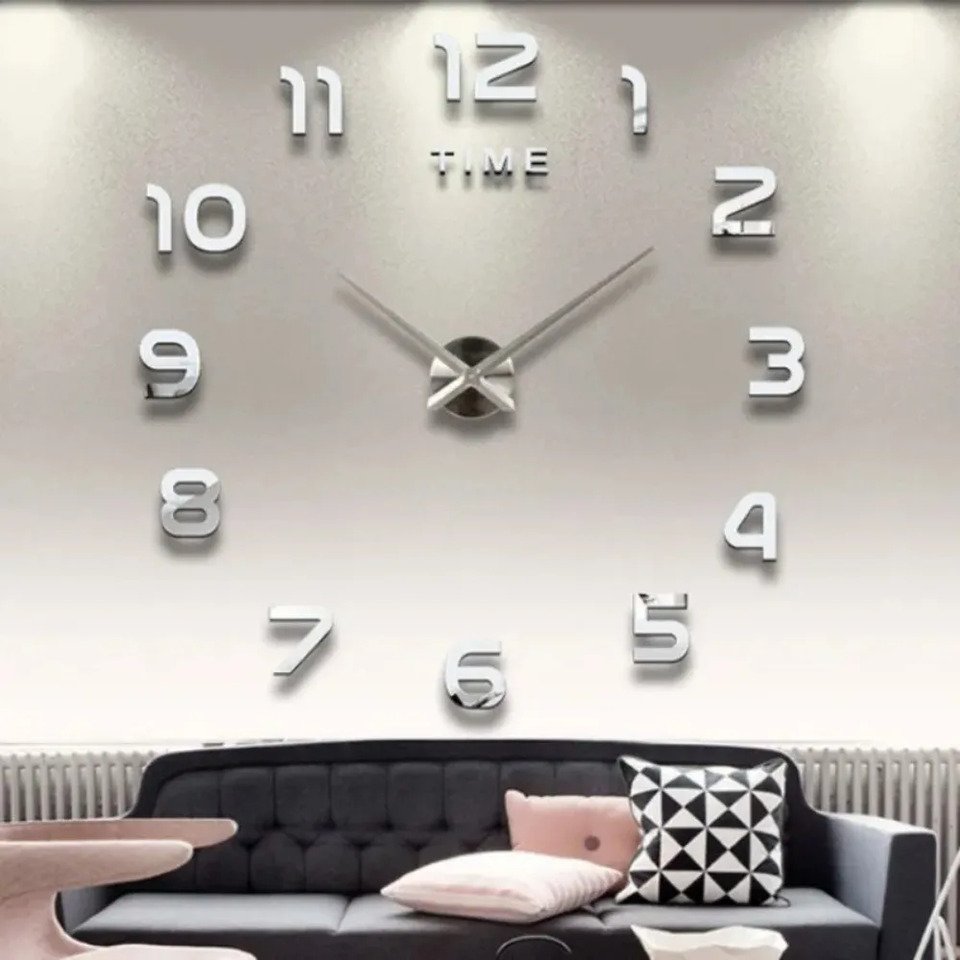 2023 Modern Design Large Wall Clock 3D DIY Quartz Clocks Fashion Watches Acrylic