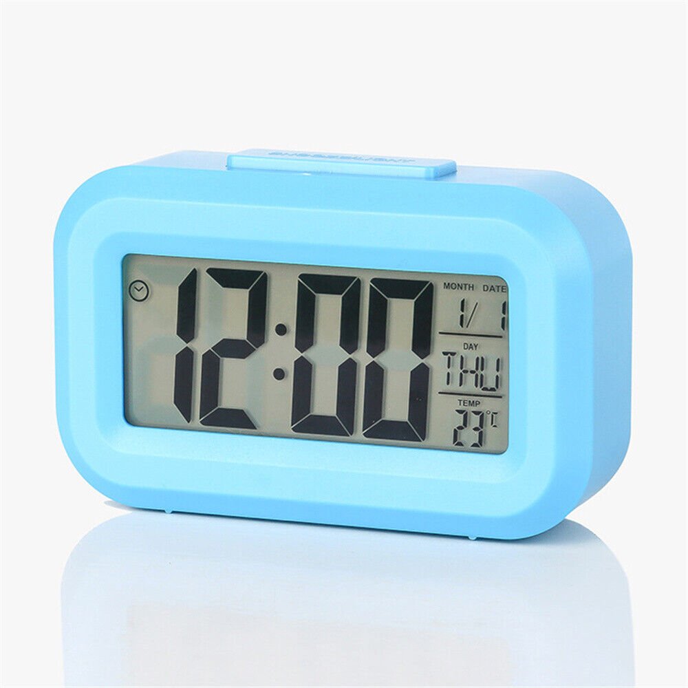2024 Digital Wall Clock LED Date Day Temperature Display Electronic Wall Clock