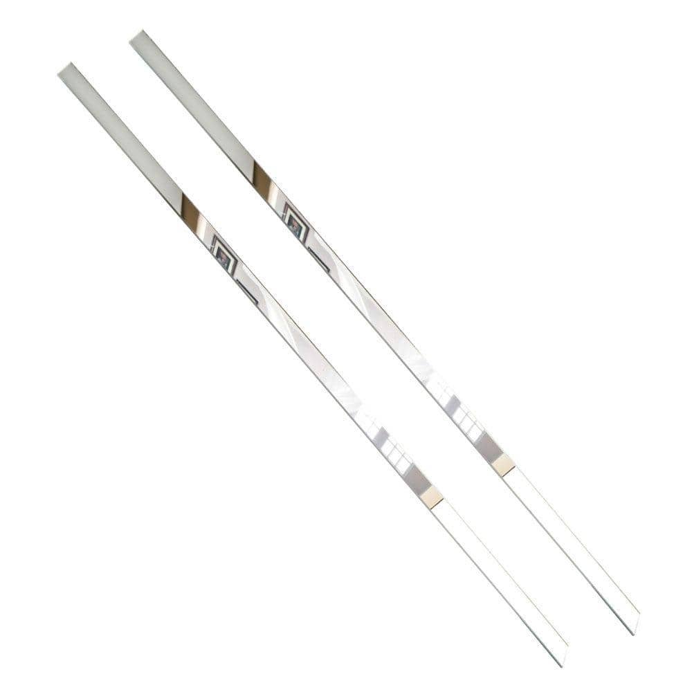 48 in. x 1.5 in. x 1.8 in. Acrylic Mirror Framing Strips...