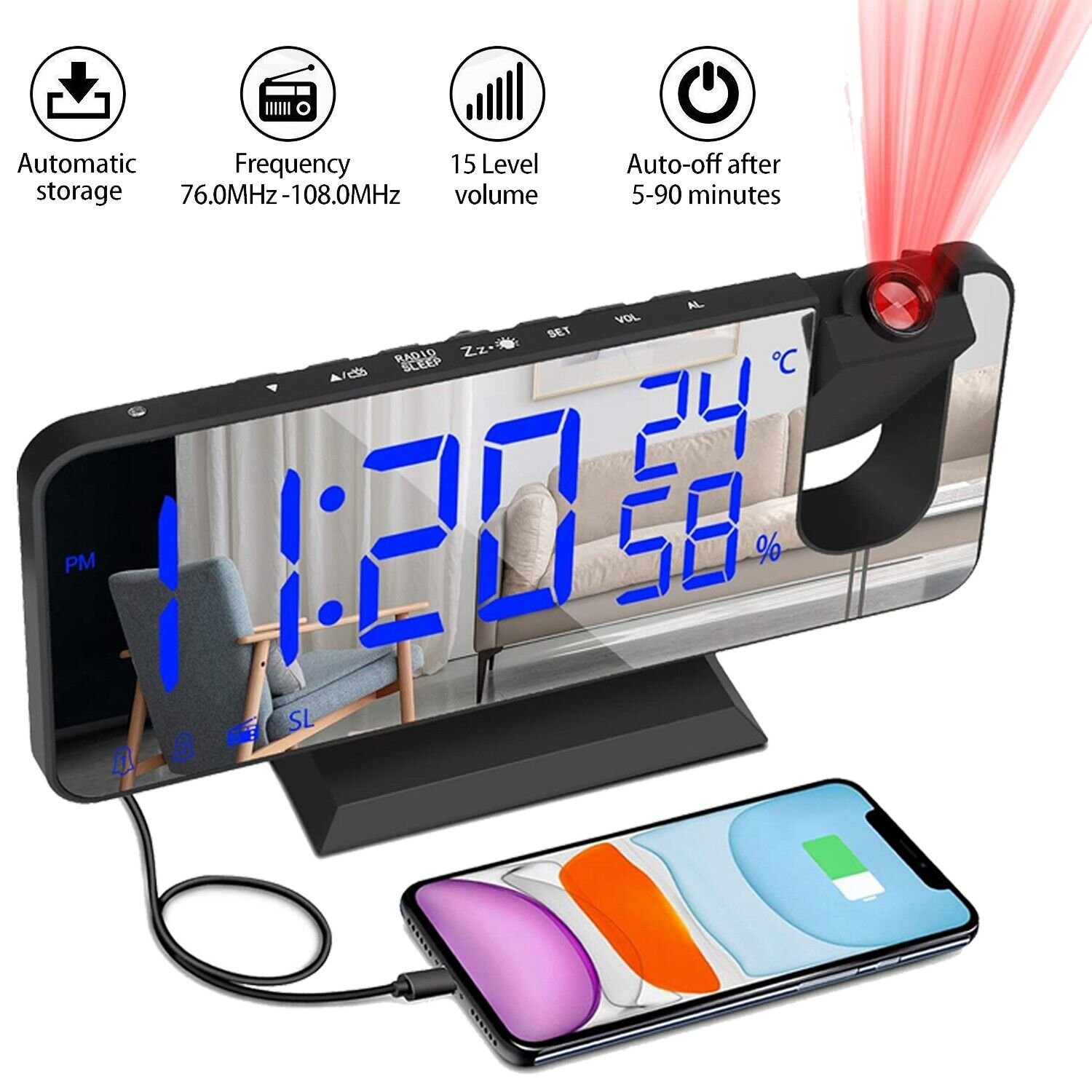Best Coby Projection Digital Alarm Clocks
