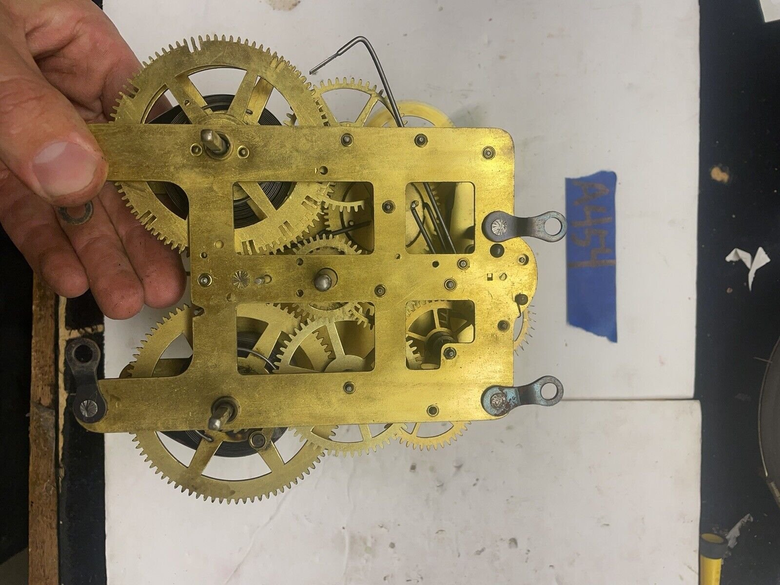 (A454) - SETH THOMAS 89AL MANTEL CLOCK MOVEMENT