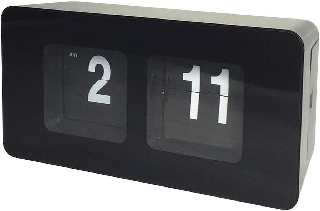 Alarm Clock Auto Flip Clock Stylish Modern Simple Retro Vintage Clock Desk Table