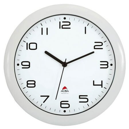 Alba - Hornew Silent Wall Clock - White