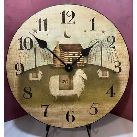 Americana Hanging Wall Clock | Ultra Quiet Americana Hanging Wall Clock | Ultra Quiet Quartz Mechanism | Comes in 8 Size image