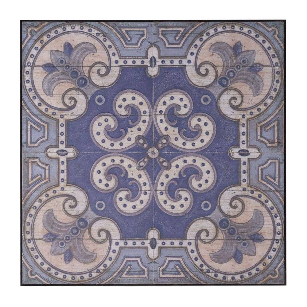 Anky Framed Art Print 48 in. x 48 in. Large Wall Art...