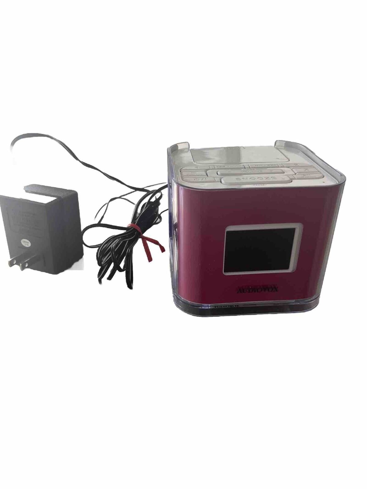 Audiovox Venturer CR8030iE5 Dual Alarm Clock, AM/FM Radio & Dock for iPod/iPhone