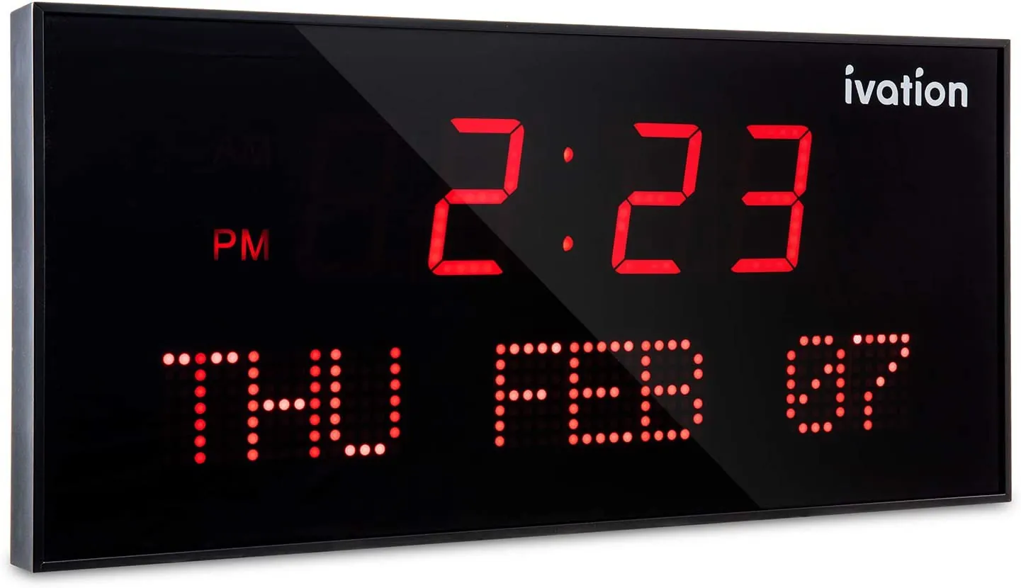 bigoversizeddigitalblueledcalendarclockwithdayanddate 3