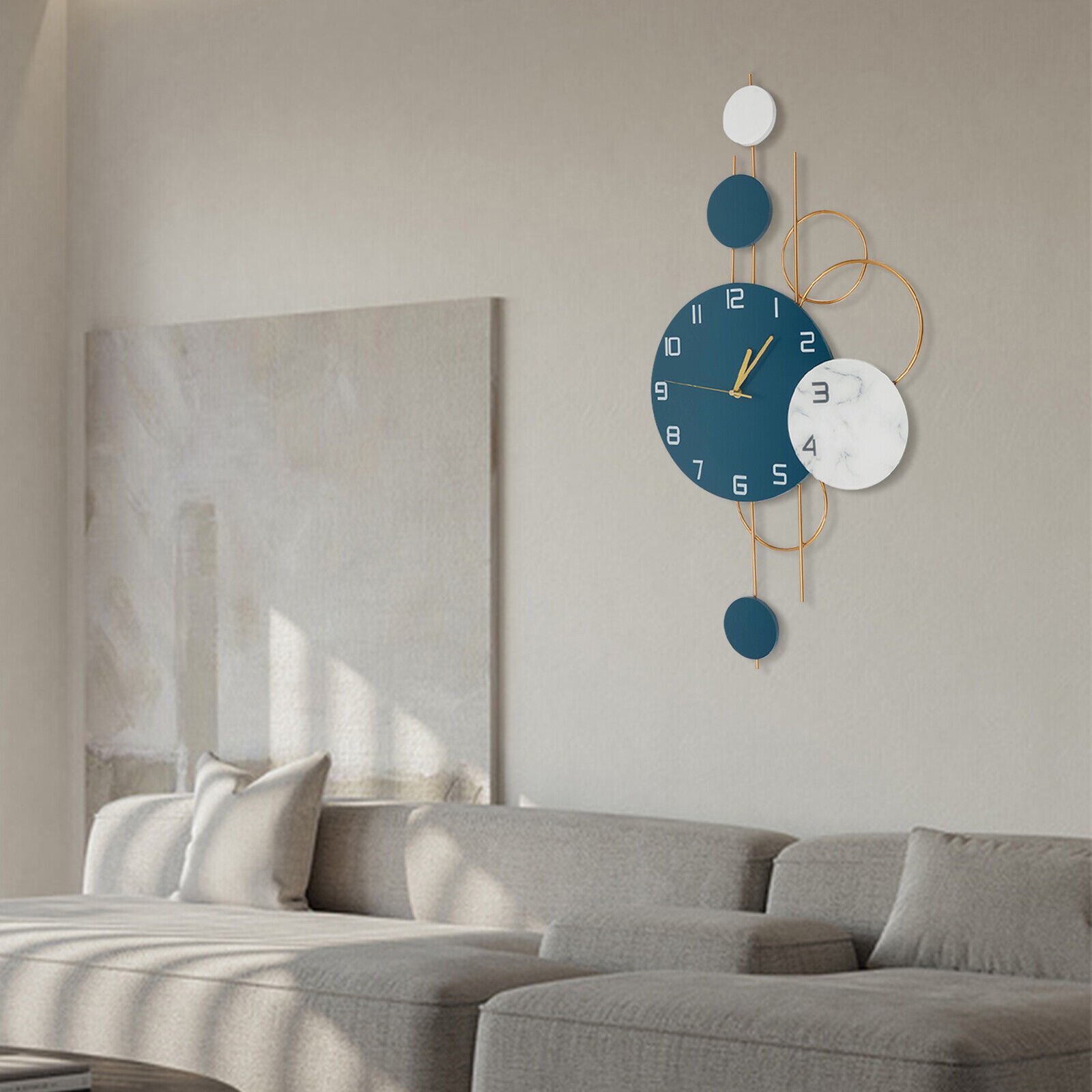 Big Wall Clock Large for Living Room Decor Modern Kitchen Farmhouse Wall Clock
