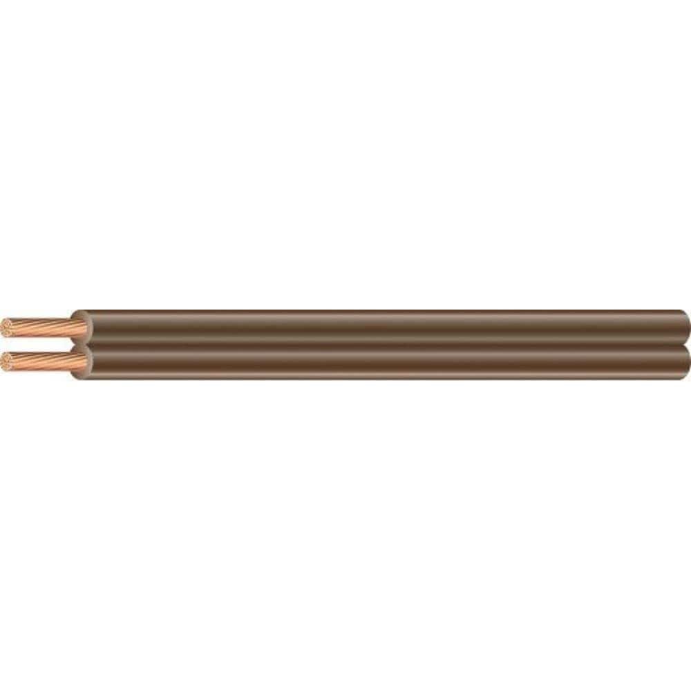 By-the-Foot 16/2 Brown Stranded CU SPT-2 Lamp Wire