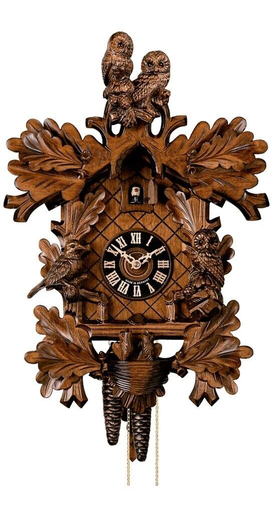 Cuckoo Clock Owls HO 879/4nu NEW