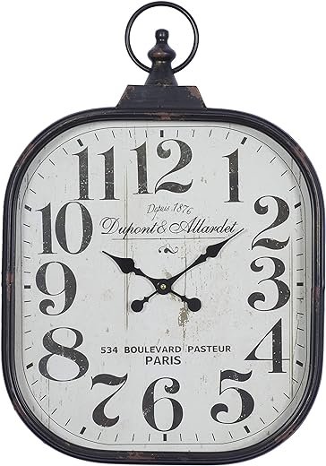 Best Antiqued Vintage Look Metal Wall Clocks