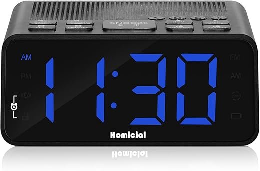 Best Alarm Digital Fm Radio Clocks With 7-Color Led Lighting Calendar