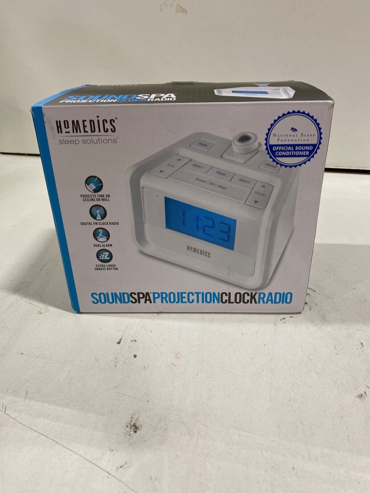 Digital Dual FM Alarm Clock Therapeutic Relax Nature Sound Spa Nightlight Radio