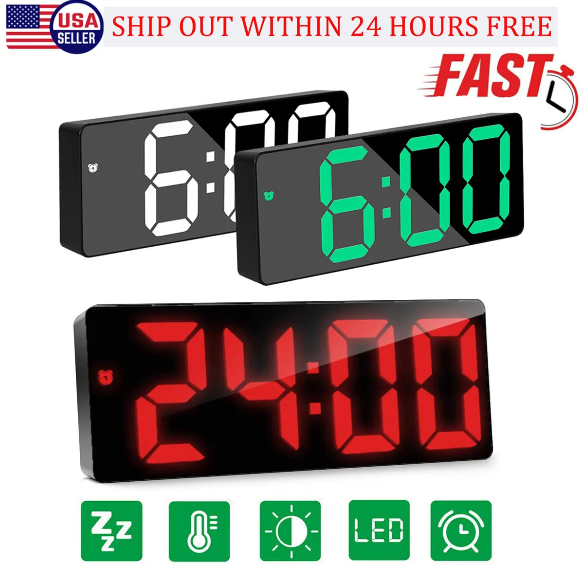 Best 7 Led Digital Desk Alarm Clocks