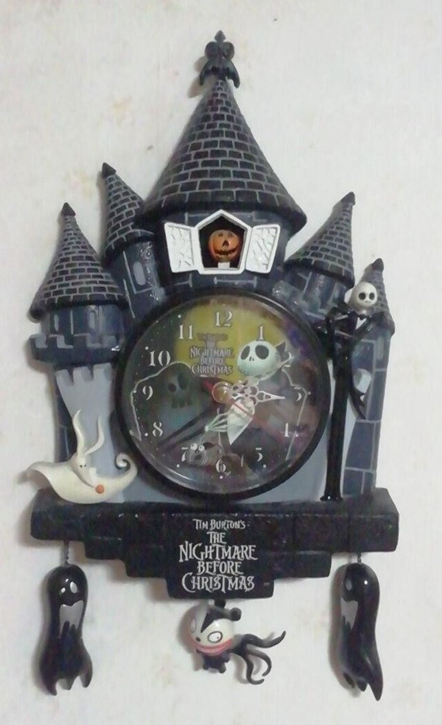 Disney The Nightmare Before Christmas Cuckoo Wall Clock Interior 2401M