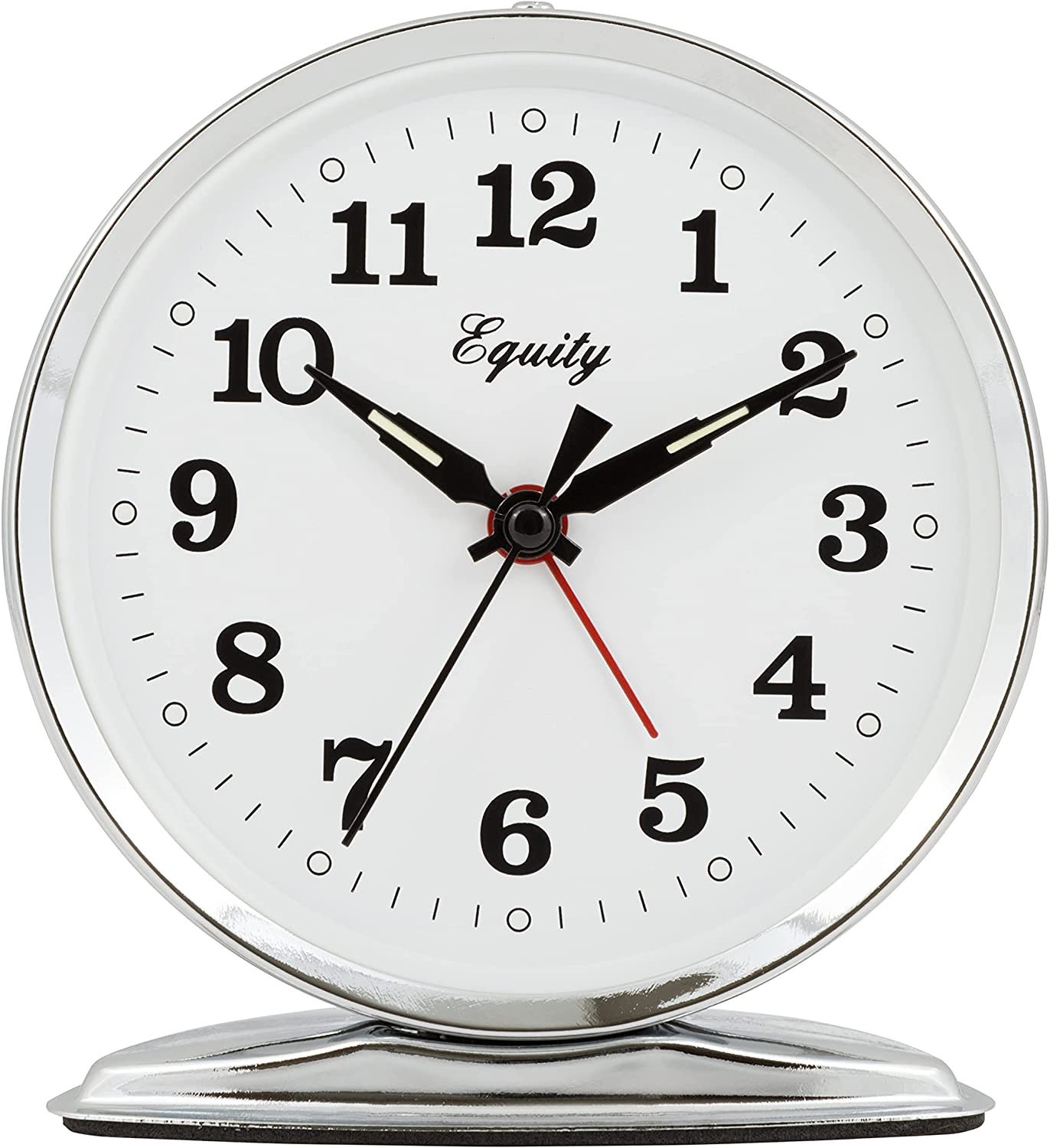 Equity 24014 Wind-Up Loud Bell Metal Alarm Clock